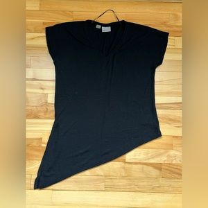 Black Side Tie T-Shirt - Women’s Sz M